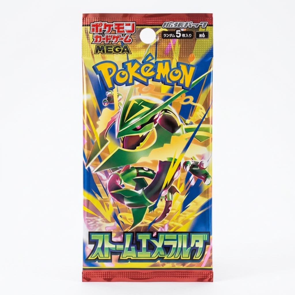 Booster Pokémon M6 Japonais Storm Emeralda inclus dans la display