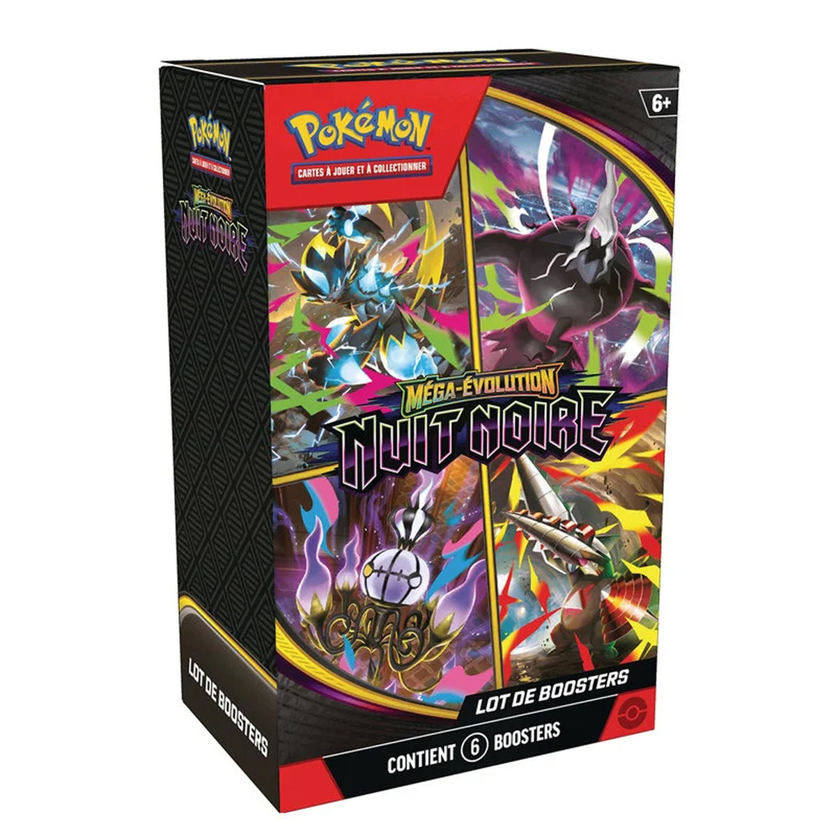 Bundle Pokémon Méga-Évolution Nuit Noire ME05 Français - 6 boosters neufs et scellés