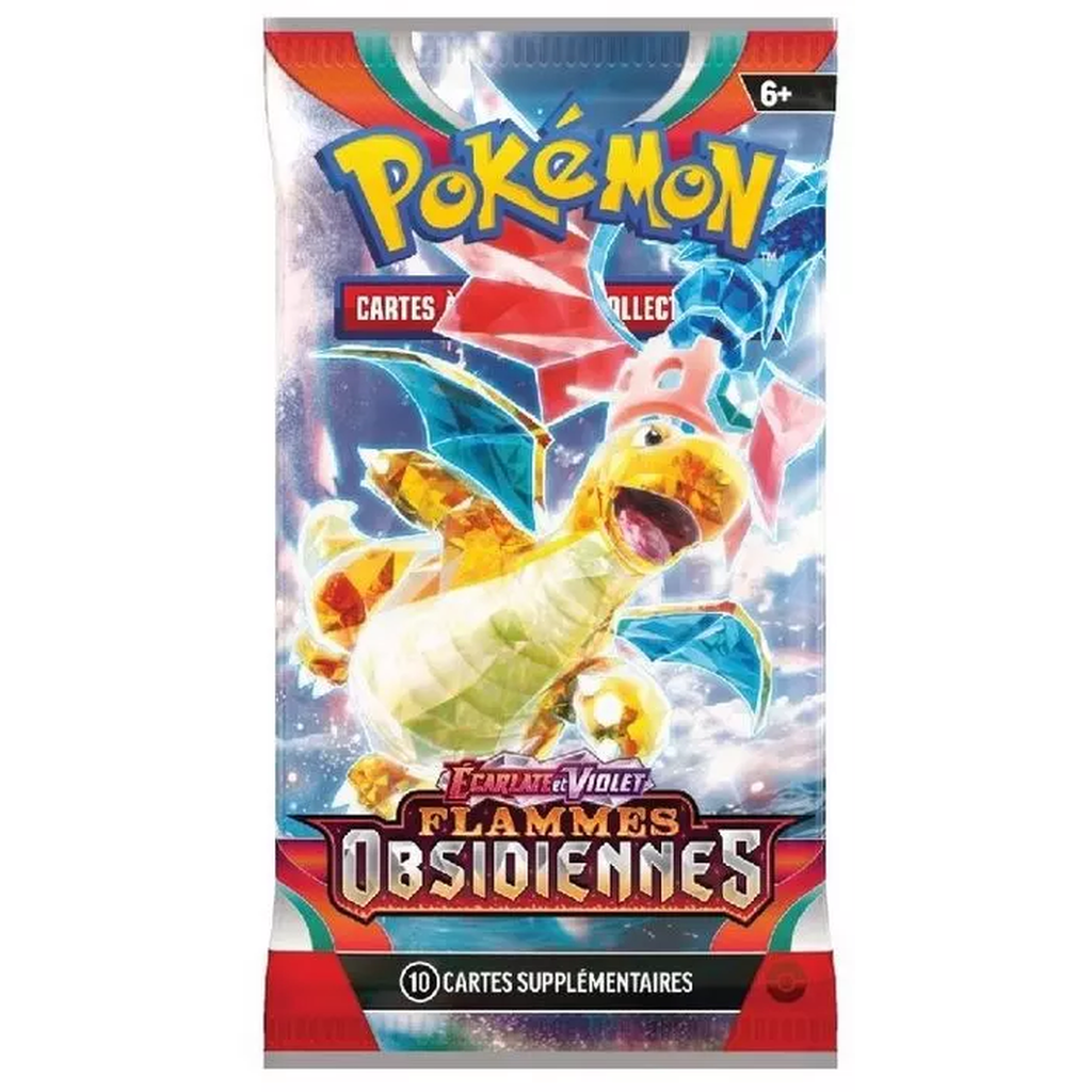 Booster Pokémon Flammes Obsidiennes EV03 Français - visuel aléatoire 2